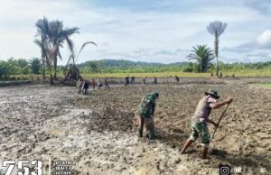 TNI Hadir, Masyarakat Batom Sejahtera Melalui Ketahanan Pangan