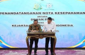 Kejaksaan RI dan Dewan Pers Tandatangani Nota Kesepahaman Terkait Penegakan Hukum dan Kemerdekaan Pers