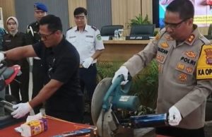Selama Operasi Patuh Mahakam 2025, Polres Kutim Tindak 557 Pelanggar Lalin, 33 Kanpol Bising Dimusnahkan