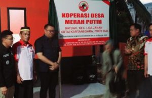 Gedung Koperasi Merah Putih Desa Batuah Diresmikan Bupati