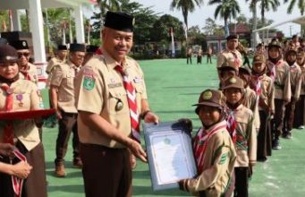 Kwarran Pramuka Loa Janan Ditetapkan Tergiat Pertama Tahun 2025
