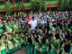 Bupati Ikut Senam Bersama dengan Ratusan Pelajar SMP Negeri 2 Tenggarong