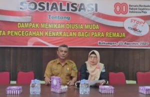 Kecamatan Loa Janan Sosialsasi Dampak Pernikanan Usia Dini, Didi : Bakal Berpengaruh Negatif Terhadap Pendidikan