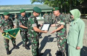 Korps Raport Purna Tugas di Kodim 1002/HST, Dandim Ardiansyah : Terima Kasih Pelda Mat Zain