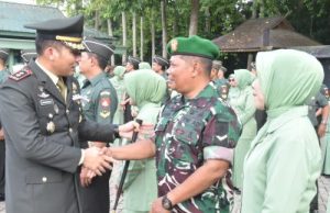 Korps Raport Kodim 1002/HST, 33 Prajurit Naik Pangkat, Begini Arahan Dandim Letkol Ardiansyah