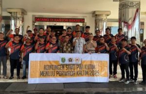 Lepas Kontingen Kutim ke Porwada Kaltim, Wabup Minta Jaga Kesehatan