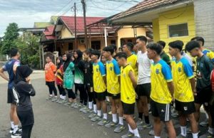 Serbu Tala Ahad Malam, Tim Takraw HSS Ceria, Siap Lakoni Laga Perdana Porprov XII Kalsel