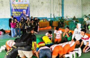 Tim Takraw Putra HSS Bangkit, Sabet Emas Inter Regu Porprov XII, HSS Kukuh di Empat Besar?