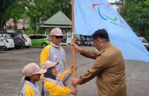 Kontingen Atlet Disabilitas HST ke Peparprov, Bupati Rizal : Tunjukkan Keterbatasan Bukan Halangan Berprestasi