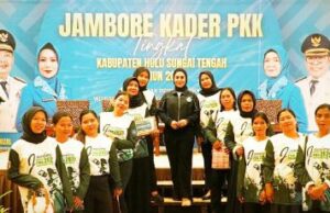 Jambore Kader PKK HST di Banjarbaru, Mama Deden : Keluarga Fokus Utama Kesejahteraan Masyarakat