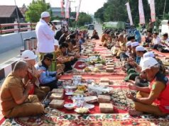 Tempong Tawar dan Syukuran Warnai Peresmian Jembatan Jongkang