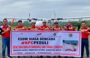 Peduli Musibah Aceh dan Sumatera Utara, KPC Kirim Sembako, Obat-obatan dan Tim Rescue