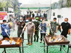 2.451 Barang Bukti Kejahatan Dimusnahkan, Bupati HST : Ini Bukti Proses Hukum Baik dan Transparan