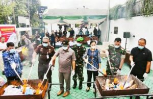 2.451 Barang Bukti Kejahatan Dimusnahkan, Bupati HST : Ini Bukti Proses Hukum Baik dan Transparan