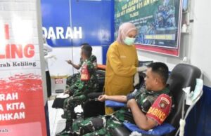 Jelang Hari Juang TNI AD, Prajurit Kodim 1002/HST dan Yonif 621/Mtg Bakti Kesehatan