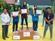 Bola Voli MTs/SMP di Kawasan Meratus, MTs Nurhidayah Hantakan dan SMPN 15 HST Juaranya