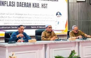 Rakor TPID HST, Wabup Rosyadi : Kendalikan Inflasi Tinggi, Hampir Separuh Penduduk HST Miskin