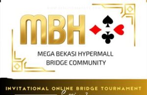 Tim Gabungan Tiga Negara Ramaikan MBH Bridge Community Invitation Online Bridge Tournament