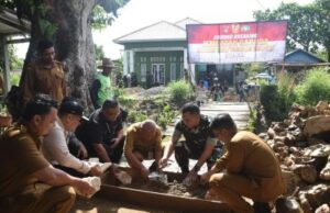 Ground Breaking Jembatan Garuda di Paya Besar HST, Bukti Sinergi TNI dan Pemerintah Daerah untuk Masyarakat