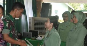 Ketua KCK Daerah XXII/TB di Kodim 1002/HST, Perhatikan Kesehatan Keluarga dan Bijaklah Gunakan Media Digital