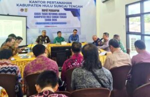 Matangkan Persiapan GTRA, Pemkab HST : Ini Kebijakan Strategis Nasional, Pendorong Kesejahteraan Masyarakat