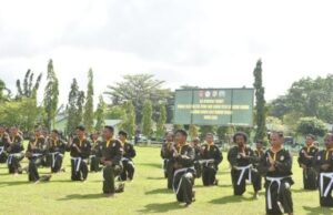 Uji Kenaikan Sabuk PSM di Yonif 621/MTG, Sarana Pembentukan Karakter Prajurit Tangguh dan Disiplin