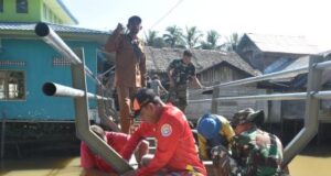 Terus Dikebut, Progres Jembatan Paya Besar Capai 50 Persen, Wujud Kemanunggalan TNI dan Rakyat