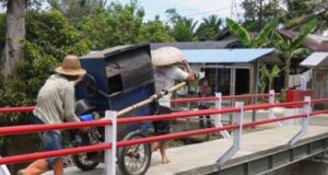 Proyek Jembatan Garuda Rampung, Dandim 1002/HST Apresiasi Gotong Royong Warga dan Pihak Terkait