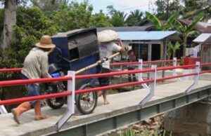 Proyek Jembatan Garuda Rampung, Dandim 1002/HST Apresiasi Gotong Royong Warga dan Pihak Terkait