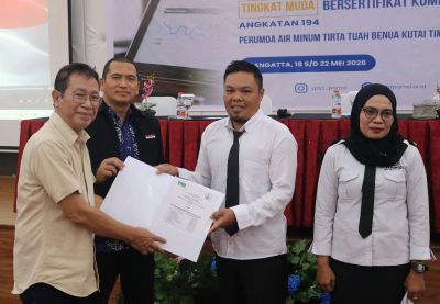 Perumdam TTB Kutim Cetak 30 Pegawai Kompeten, Galuh : Standarisasi Kompetensi Bukan Sekedar Formalitas di Atas Kertas