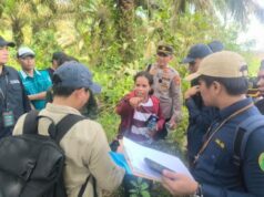 Polsek Rantau Pulung Kawal Proses Constatering Sengketa Lahan oleh PN Sangatta