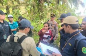 Polsek Rantau Pulung Kawal Proses Constatering Sengketa Lahan oleh PN Sangatta