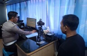 Jangkau Wilayah Terpencil, Satlantas Polres Kutim Hadirkan Pelayanan SIM Keliling di Sangkulirang