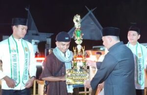 Semarak! Pawai Takbiran Dilepas Bupati HST, Pemuda Banua Jingah Juaranya, PUPR Juara Kelompok Dinas Instansi