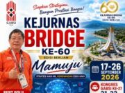 Menatap Kejurnas Ke-60 Mamuju: Rebranding Bridge Menjadi Olahraga Strategi Digital dan Investasi Otak