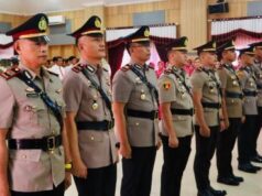 Empat Kapolsek dan Kasat Polairud di Polres Kutim di Mutasi
