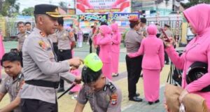 49 Anggota Polres HST Naik Pangkat, Kapolres : Imbangi dengan Sikap dan Profesionalisme Pelayanan ke Publik