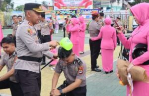 49 Anggota Polres HST Naik Pangkat, Kapolres : Imbangi dengan Sikap dan Profesionalisme Pelayanan ke Publik