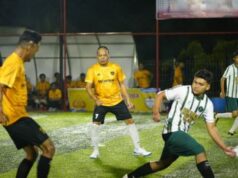 Sukses Gelar Turnamen Mini Soccer, Jurnalis dan Polres Berbagi Gol