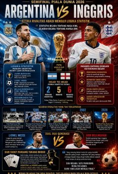 Argentina vs Inggris: Ketika Rivalitas Abadi Menguji Logika Statistik