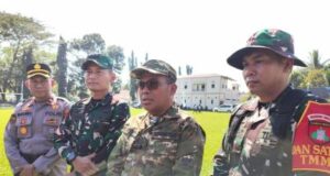 Dukung TMMD Kodim 1002/HST di Desa Awang – Batara, Pemkab Gelontorkan Dana APBD Rp1,25 M