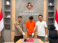 Polisi Amankan Terduka Pelaku Pengedar Sabu di Sangatta