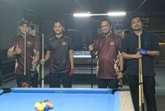 64 Peserta Ramaikan Turnamen Biliar Deadline Headline Bola 9, PWI Kaltim Dorong Lahirnya Talenta Baru