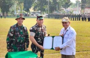 TMMD Kodim 1002/HST di Desa Awang Sesuai Target, Didukung Anggaran Pemkab Rp1,250 M