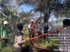 Api Kembali Muncul di Sangatta Utara, Puluhan Personel Gabungan Dikerahkan