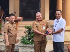 Digitalisasi Transaksi Pasar, Pemkab HST Gandeng Bank Kalsel Salurkan Smart EDC