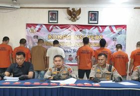Gebrakan Tim Sulangking Polres HST, Ringkus 12 Tersangka Pengedar, 19 Positif Tes Urine Narkoba