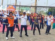 Bupati dan Wabup Bersama Masyarakat Ikut Senam Sehat Semarakkan Peringatan Haornas